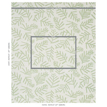 Load image into Gallery viewer, Schumacher Tiah Cove Fabric 179910 / Sage Leaf