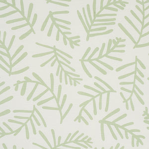 Schumacher Tiah Cove Fabric 179910 / Sage Leaf