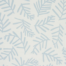 Load image into Gallery viewer, Schumacher Tiah Cove Fabric 179911 / Blue Leaf