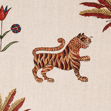 Load image into Gallery viewer, Schumacher Tiger Palm Fabric 179930 / Cocoa