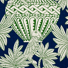 Load image into Gallery viewer, Schumacher Santarem Fabric 179940 / Navy