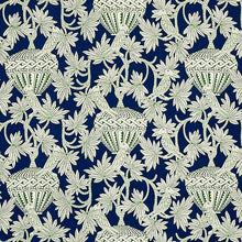 Load image into Gallery viewer, Schumacher Santarem Fabric 179940 / Navy