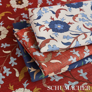 Schumacher Floralia Fabric 179952 / Parchment