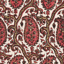 Load image into Gallery viewer, Schumacher Daria Paisley Fabric 179960 / Maroon