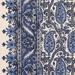 Schumacher Daria Paisley Fabric 179961 / Indigo