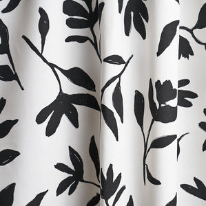Schumacher Laurel Fabric 180011 / Black