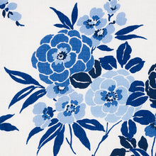 Load image into Gallery viewer, Schumacher Valentina Floral Fabric 180020 / Blue