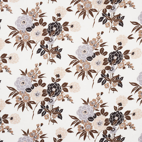 Schumacher Valentina Floral Fabric 180021 / Brown