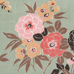 Schumacher Valentina Floral Fabric 180023 / Green
