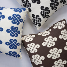 Load image into Gallery viewer, Schumacher Penelope Knot Fabric 180030 / Black