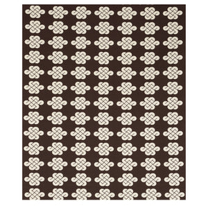 Schumacher Penelope Knot Fabric 180032 / Brown