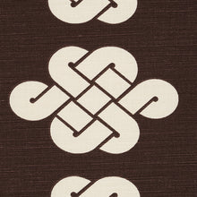 Load image into Gallery viewer, Schumacher Penelope Knot Fabric 180032 / Brown