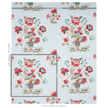 Load image into Gallery viewer, Schumacher Ashford Linen Fabric 180040 / Rose And Sky