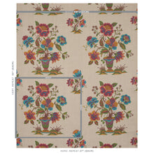 Load image into Gallery viewer, Schumacher Ashford Linen Fabric 180043 / Mulberry And Natural