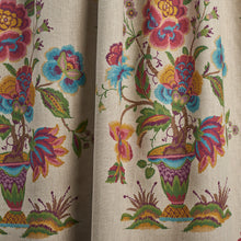 Load image into Gallery viewer, Schumacher Ashford Linen Fabric 180043 / Mulberry And Natural