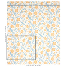 Load image into Gallery viewer, Schumacher Mirabelle Fabric 180060 / Yellow And Sky