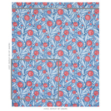 Load image into Gallery viewer, Schumacher Mirabelle Fabric 180062 / Berry And Blue