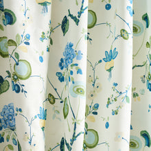 Load image into Gallery viewer, Schumacher Vasily Linen Fabric 180081 / Green And Blue