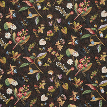 Load image into Gallery viewer, Schumacher Blackwell Linen Fabric 180090 / Noir