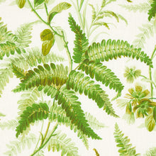 Load image into Gallery viewer, Schumacher Myers Fern Linen Fabric 180100 / Tropical