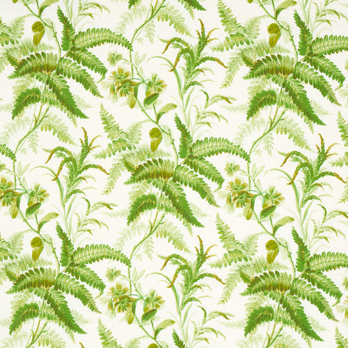 Schumacher Myers Fern Linen Fabric 180100 / Tropical