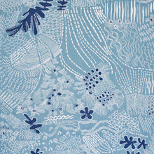 Load image into Gallery viewer, Schumacher Haven Fabric 180150 / Teal And Navy