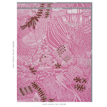 Load image into Gallery viewer, Schumacher Haven Fabric 180152 / Pink And Maroon