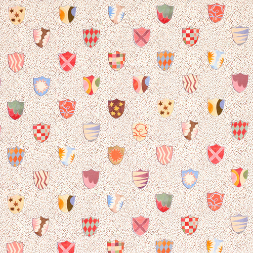Schumacher Heraldic Fabric 180160 / Sprezzatura
