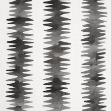 Load image into Gallery viewer, Schumacher Cardiogram Fabric 180180 / Charcoal