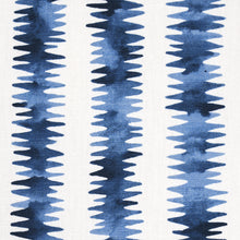 Load image into Gallery viewer, Schumacher Cardiogram Fabric 180182 / Blue