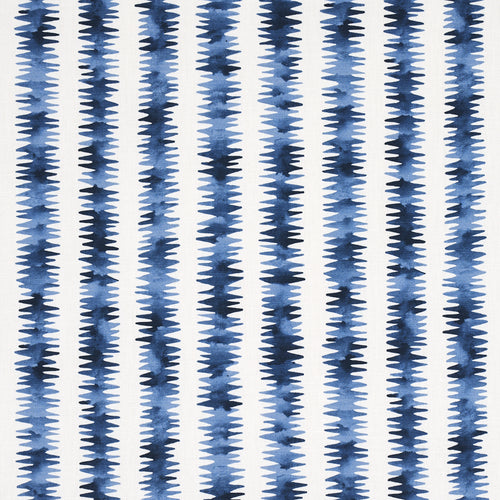 Schumacher Cardiogram Fabric 180182 / Blue