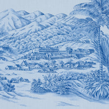 Load image into Gallery viewer, Schumacher Toussaint Toile Fabric 180273 / Blue &amp; Sky