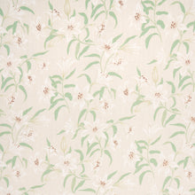 Load image into Gallery viewer, Schumacher Scattered Lilies Fabric 180300 / Cream