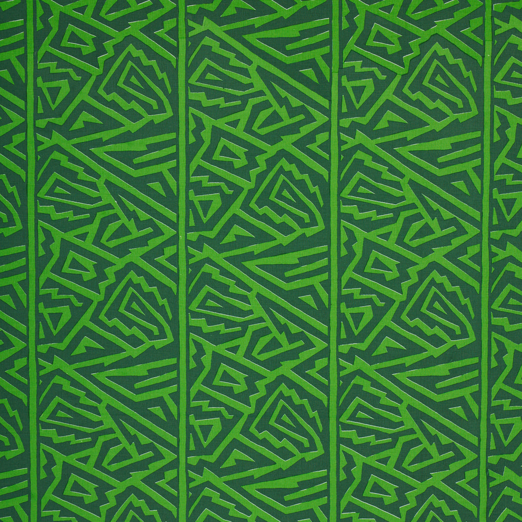 Schumacher Jagged Maze Fabric 180323 / Green