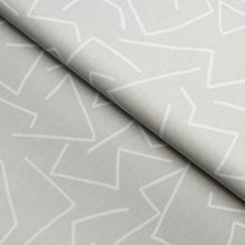 Load image into Gallery viewer, Schumacher Tangent Print Fabric 180411 / Grey