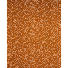 Load image into Gallery viewer, Schumacher Tangent Print Fabric 180412 / Saffron