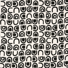Load image into Gallery viewer, Schumacher Threshold Printed Linen Fabric 180421 / Carbon