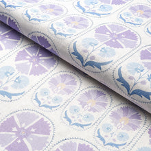Load image into Gallery viewer, Schumacher Anjuna Floral Linen Print Fabric 180482 / Lilac