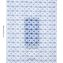 Load image into Gallery viewer, Schumacher Portail Francais Indoor/Outdoor Fabric 180770 / Navy