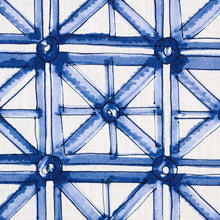 Load image into Gallery viewer, Schumacher Portail Francais Indoor/Outdoor Fabric 180770 / Navy