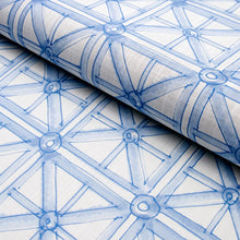 Load image into Gallery viewer, Schumacher Portail Francais Indoor/Outdoor Fabric 180772 / Sky