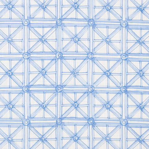 Schumacher Portail Francais Indoor/Outdoor Fabric 180772 / Sky