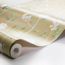 Load image into Gallery viewer, Schumacher Paradise Birds Wallpaper 1902 / Gold