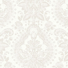 Load image into Gallery viewer, Schumacher Boudoir Medallion Wallpaper 1918 / Grey