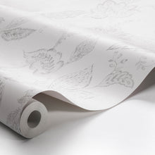 Load image into Gallery viewer, Schumacher Indigo Bloom Wallpaper 1930 / Grey
