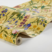 Load image into Gallery viewer, Schumacher Ros Och Lilja Wallpaper 1963 / Ochre