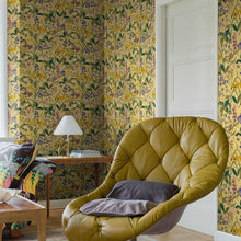 Load image into Gallery viewer, Schumacher Ros Och Lilja Wallpaper 1963 / Ochre