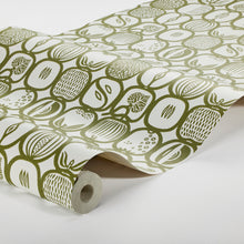 Load image into Gallery viewer, Schumacher Fruktlåda Wallpaper 1971 / Olive