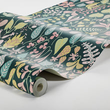 Load image into Gallery viewer, Schumacher Herbarium Wallpaper 1976 / Spruce