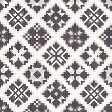 Load image into Gallery viewer, SCHUMACHER TRISTAN PATCHWORK FABRIC 76761 / CHARCOAL